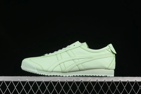 Onitsuka Tiger Mexico 66 Cactful-S Low-Top Leather Sneakers in Pastel Colorway - 1183C347-300