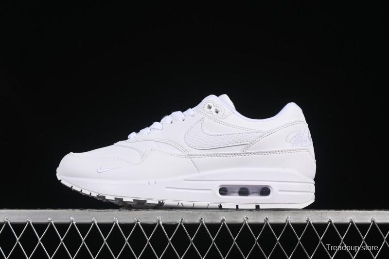 Nike Air Max 1 Retro Running Shoes with Half-Sole Air Cushion - HF8813-100