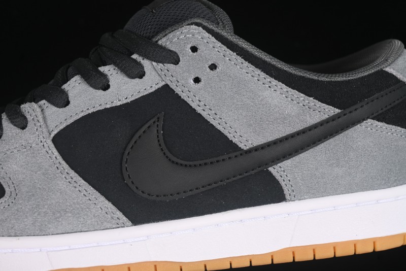 Nike SB Dunk Low Black Grey Low-Top Casual Skate Shoes - HF3063-001