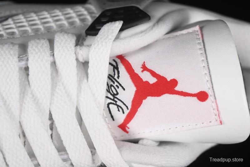 Nike Air Jordan 4 Retro White Cement Basketball Shoes - FV5029-100