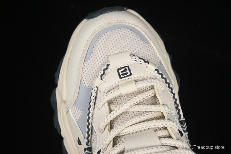 Fila Heritage Fluid Cat Paw 5.0 Retro Dad Shoes with Lace-Up Design - F12W432101FSH