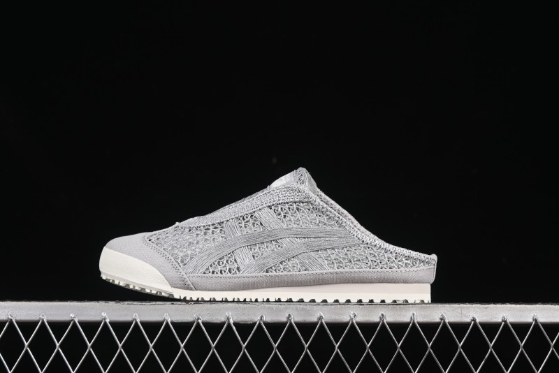 Onitsuka Tiger Mexico 66 Sabot Slip-On Shoes with Breathable Mesh Upper - 1183A707-020