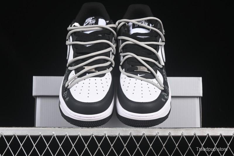 Nike Air Force 1'07 Low Denim Casual Sneakers with Full-Length Air Cushion - ZH0316-071