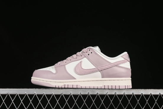 Nike SB Dunk Low White Light Purple Low-Top Casual Skate Shoes - FB9109-122