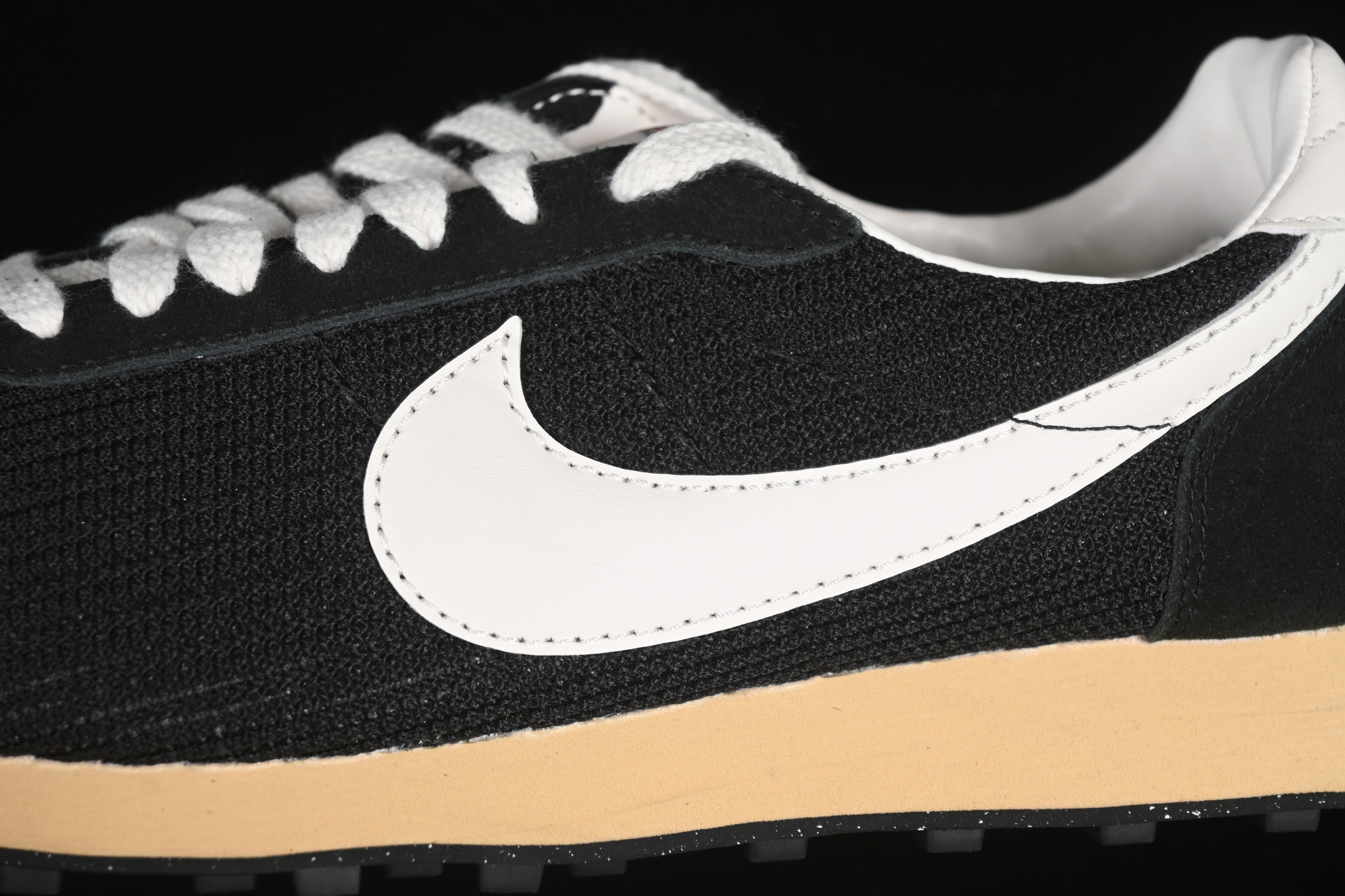 Nike Stussy Roshe Run LD-1000 Comfortable Versatile Non-Slip Wear-Resistant Waffle Low-Top Casual Running Shoes - HM0950-001
