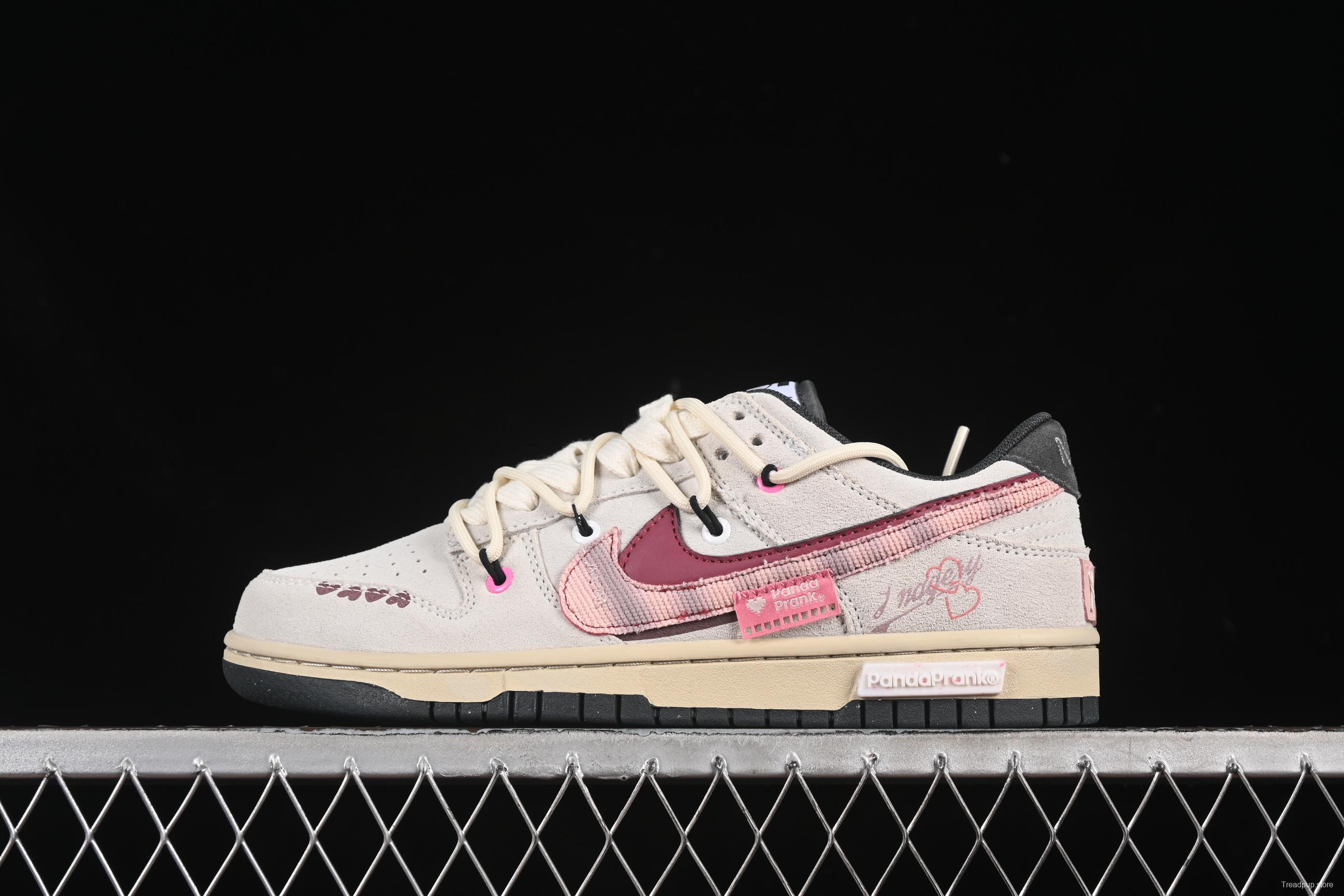 Nike Dunk Low Panda Valentine's Day Mischief Film Love Letter Low-Top Casual Sneakers - HV1800-101
