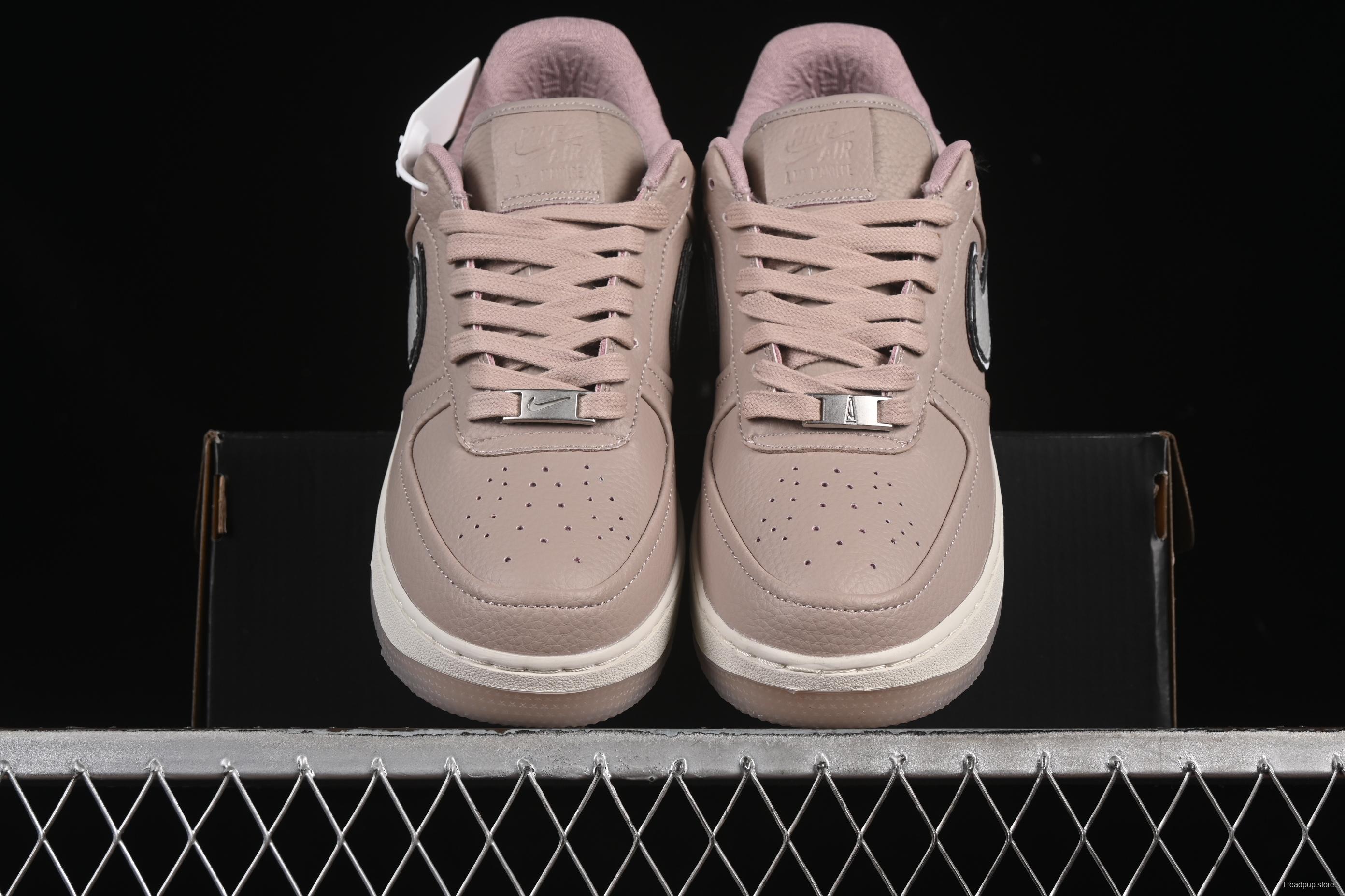 Nike A Ma Maniére x Air Force 1'07 Low Casual Sneakers with Premium Leather and Signature Lining - HF4084-200