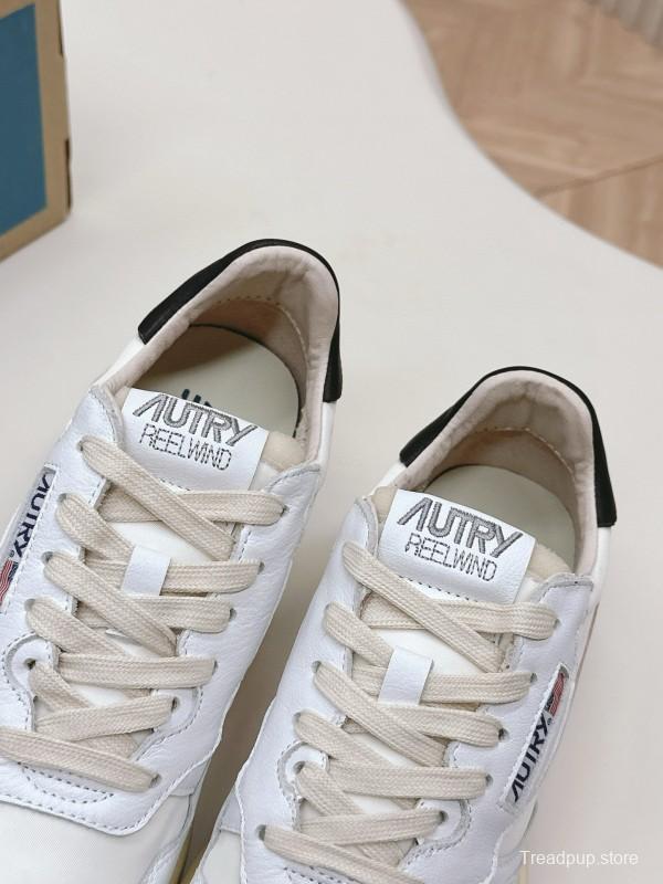 2024 Women Autry White Pink Beige Leather Mesh Casual Sneakers MJ00330