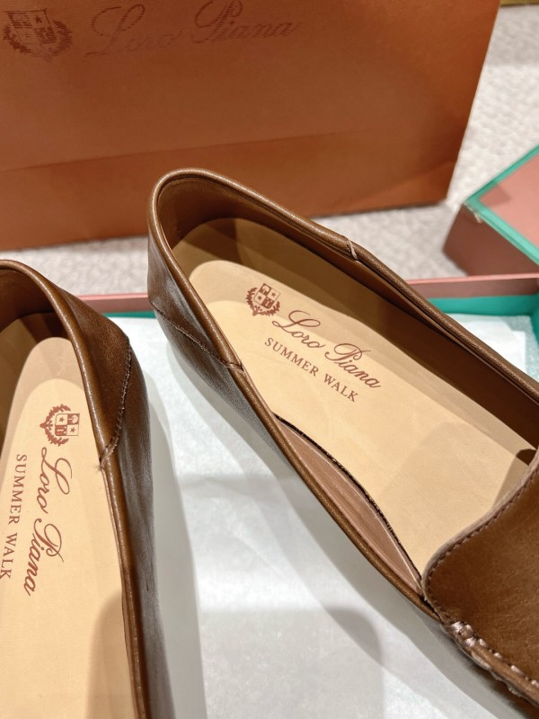 2025 Women Le Parmentier Brown Leather Loafer Tassel LY00291