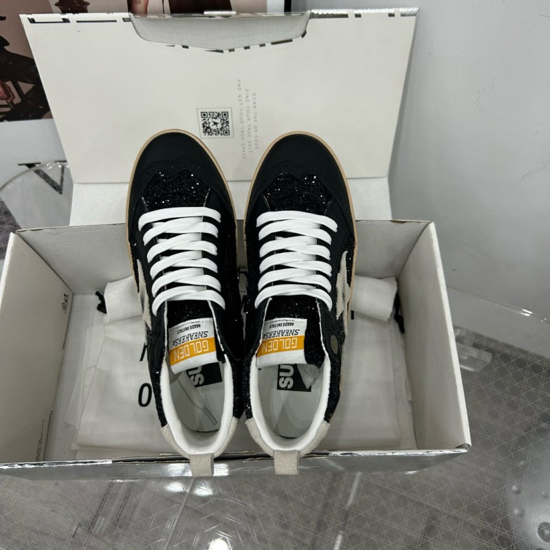 2024 Unisex GGDB Black White Suede High-top Sneakers MJ00300