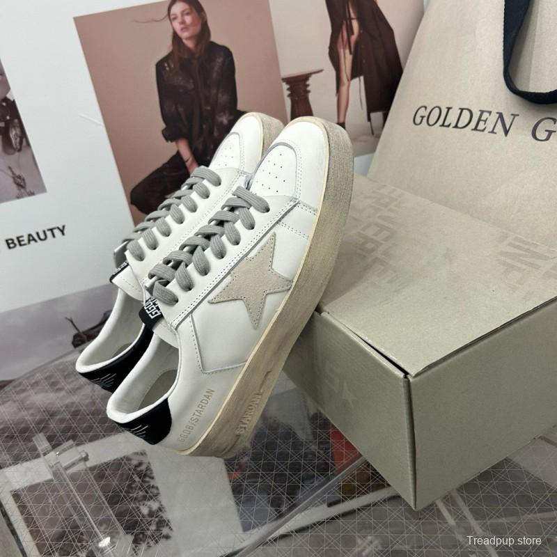 2024 Unisex GGDB White Grey Leather Sneakers MJ00260