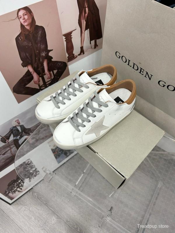 2025 Unisex GGDB White Brown Leather Sneaker MJ00260