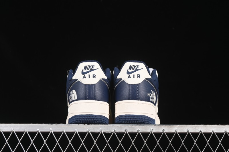 Nike Air Force 1'07 Low North Face Collaboration Dark Blue Sole Casual Sneakers - ZH2598-318