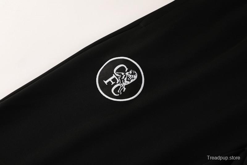 25/26 Chelsea Black/Blue Full Zipper Jacket +Long Pants