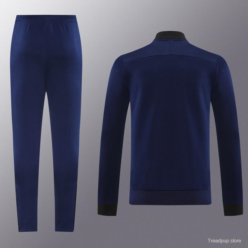 2025 NIKE Navy Full Zipper Jacket + Long Pants