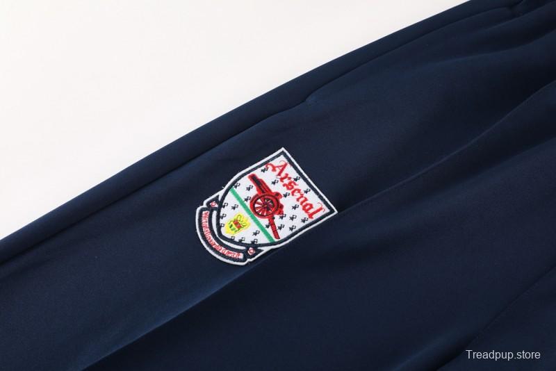 25/26 Arsenal Red/Navy Full Zipper Jacket +Long Pants
