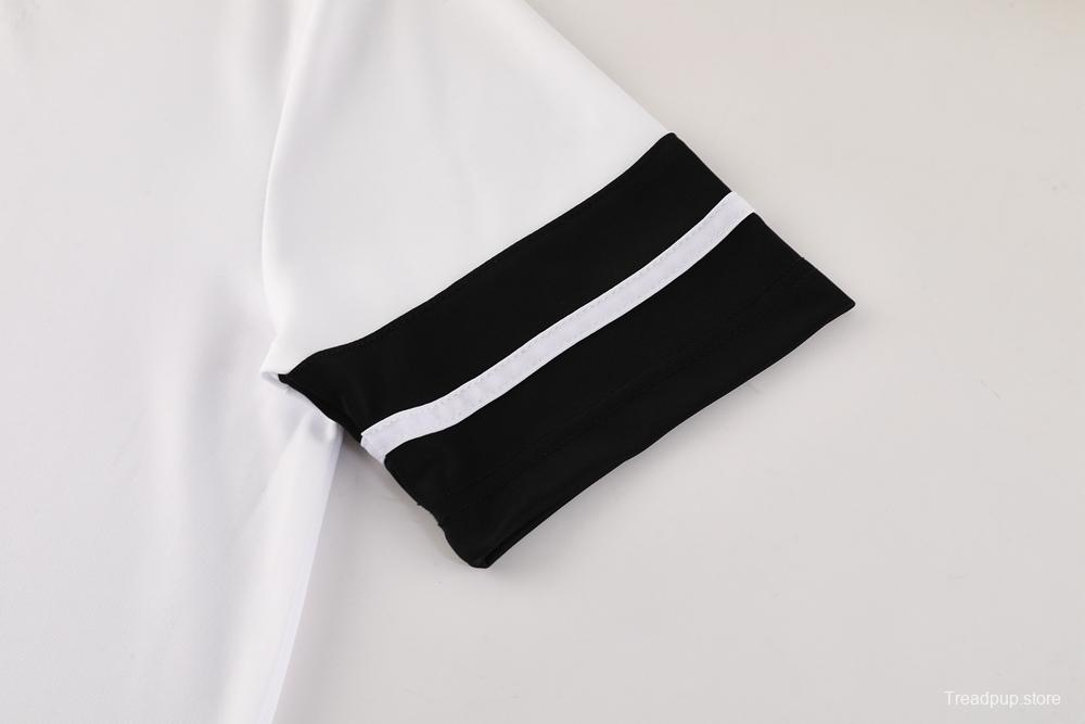 2025 Adidas White Short Sleeve Jersey+Shorts