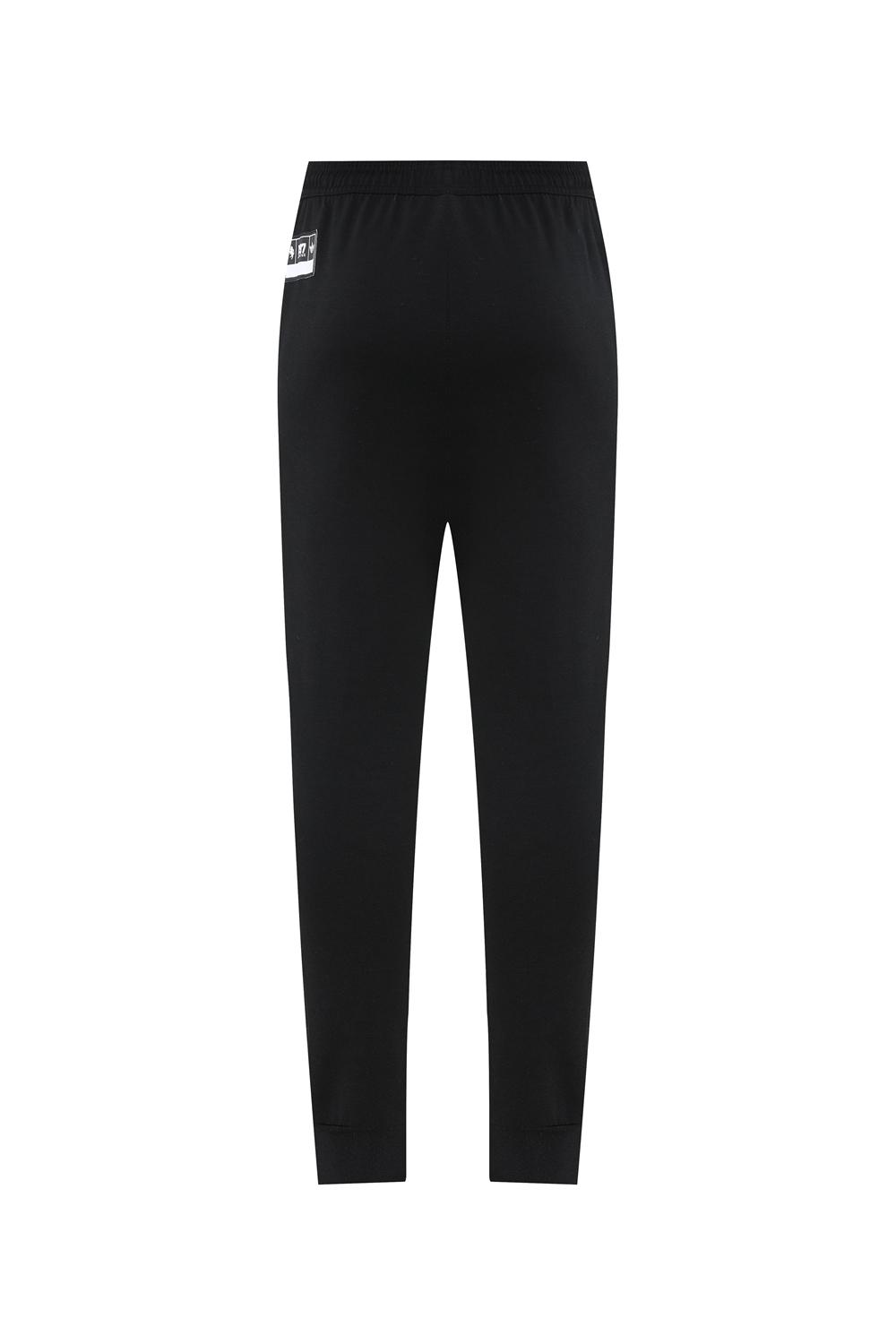 25/26 Juventus Black Hoodie Full Zipper Jacket + Long Pants