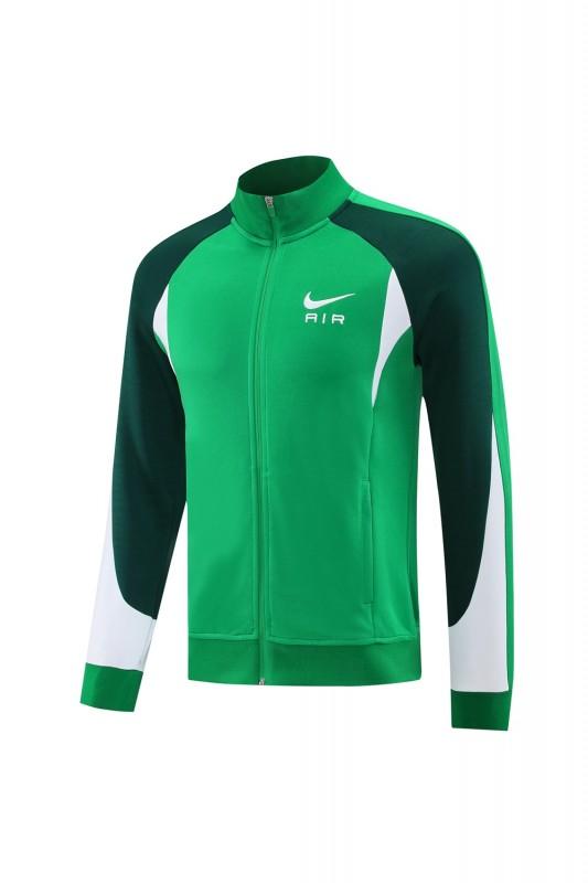 2025 NIKE Green Full Zipper Jacket +Long Pants