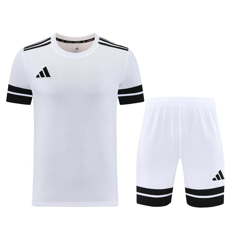 2025 Adidas White Short Sleeve Jersey+Shorts