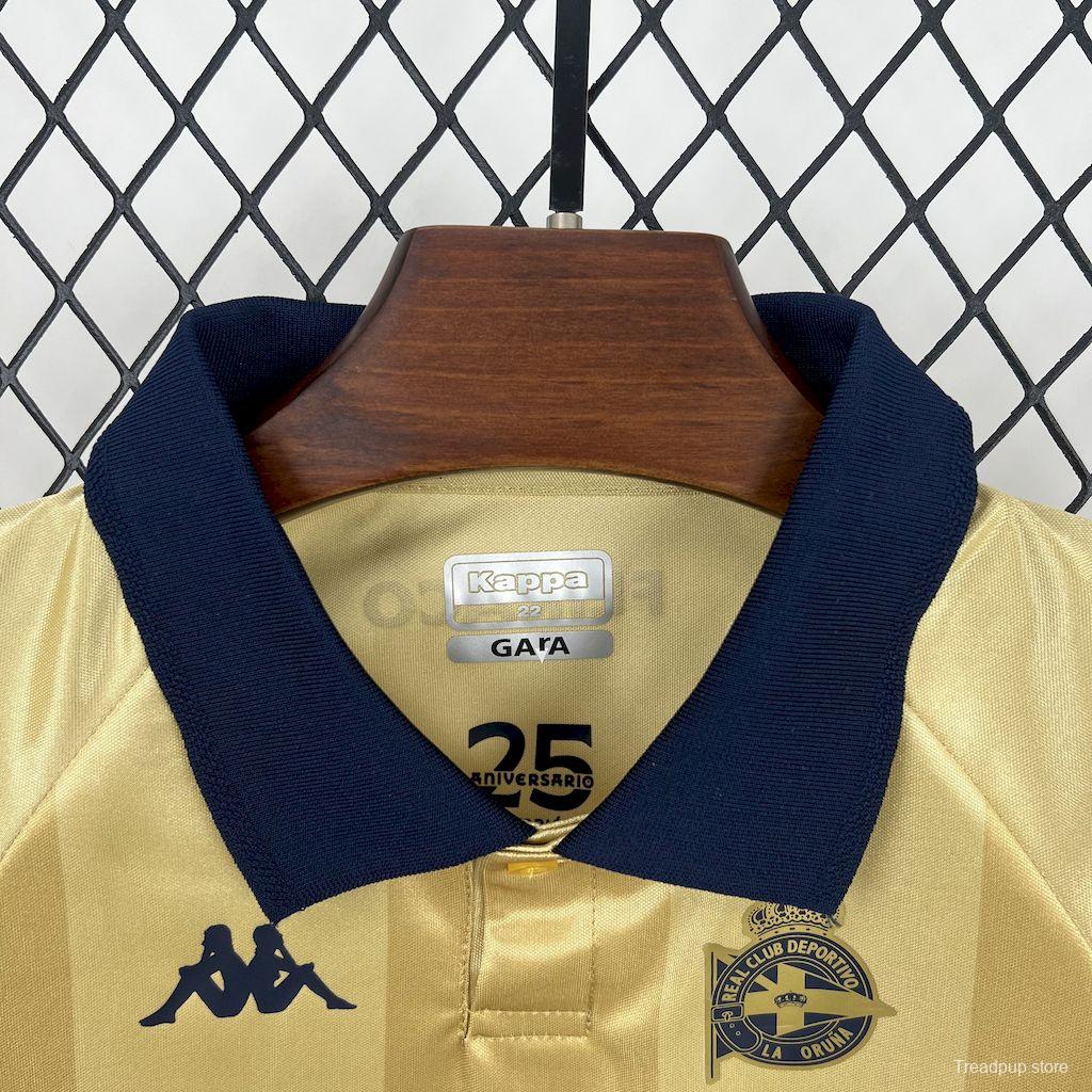 2025/26 KidsDeportivo De La Coruna 25th Anniversary Edition Kit