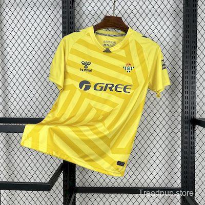 2025/26 Real Betis Yellow Goalkeeper Jersey