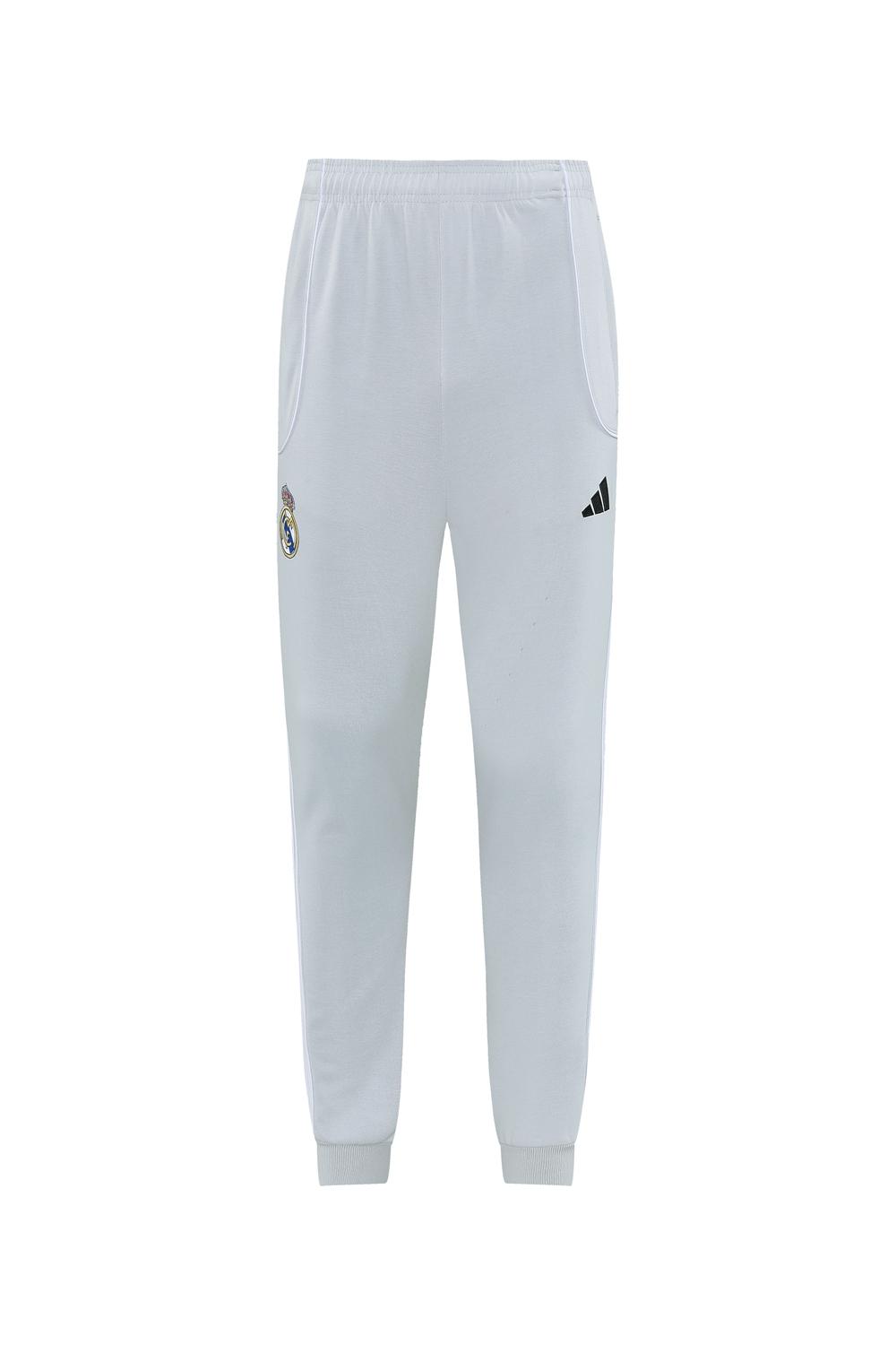 25/26 Real Madrid Hoodie Full Zipper Jacket + Long Pants