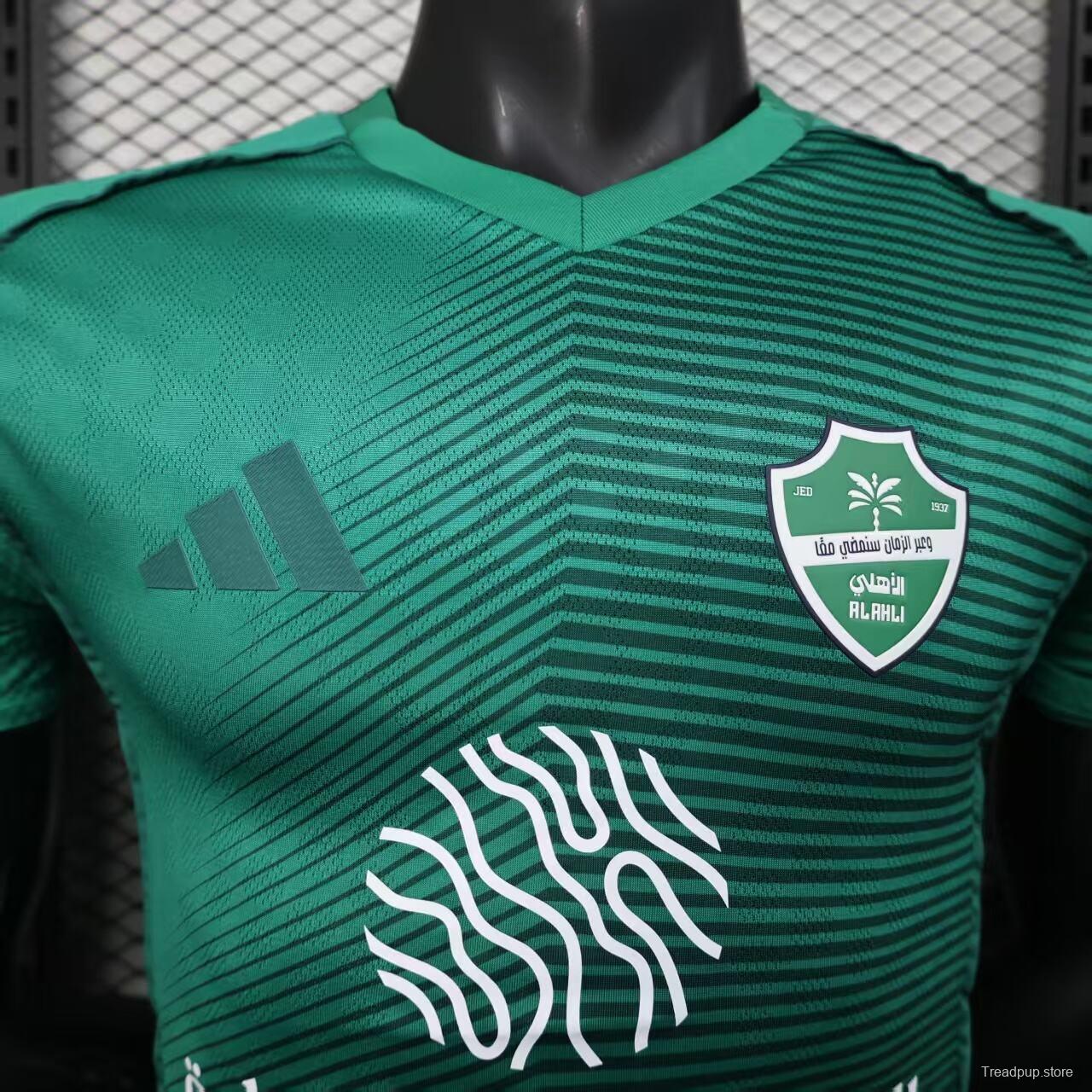 Player Version 25/26 Al-Ahli Away Green Jersey