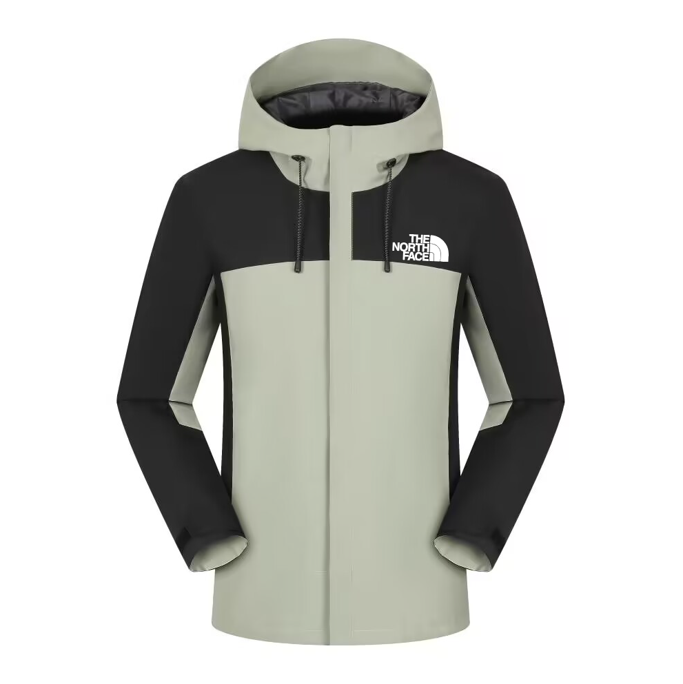 2025 The North Face Men's Mountain Light Jacket - Classic Black/Cream Colorblock