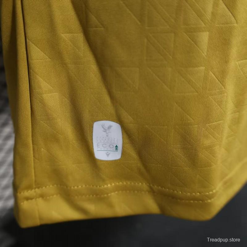 Player Version 25/26 Crystal Palace Away Yellow Jersey