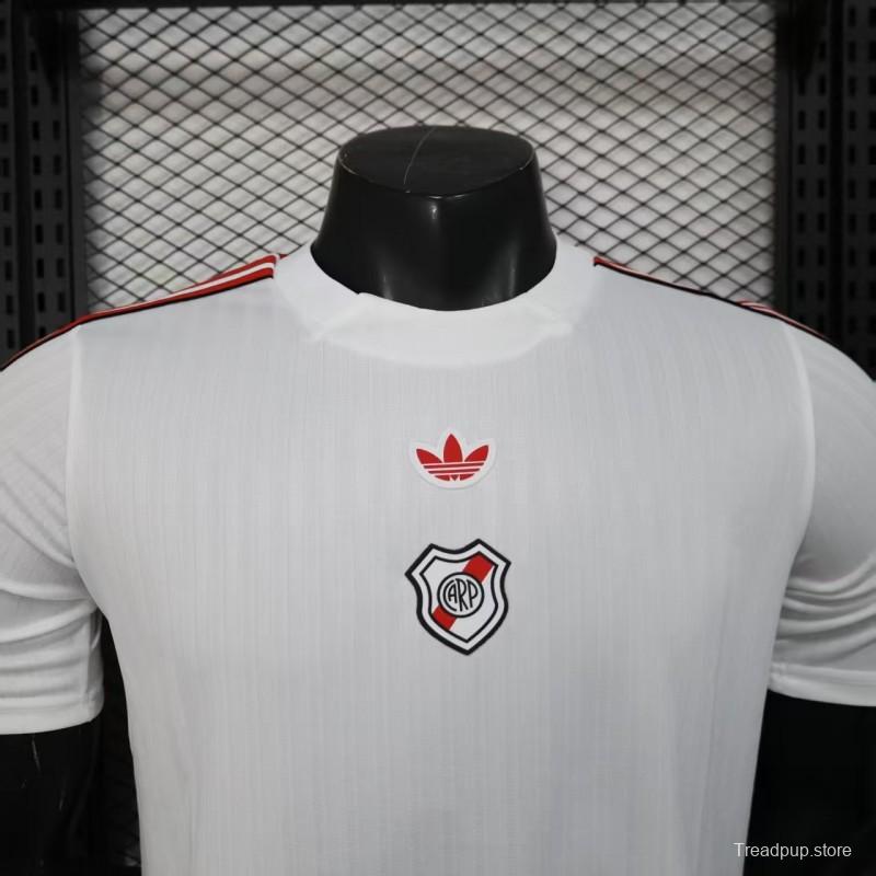 Player Version 25/26 River Plate White Casual Jersey