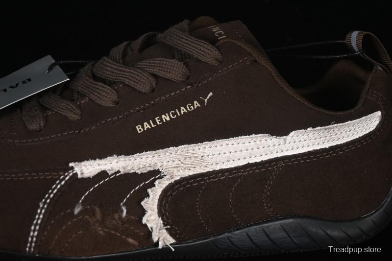 Puma The Open Product x Puma Speedcat Paris Collaboration Low-Top Lifestyle Casual Shoes - 406519-05