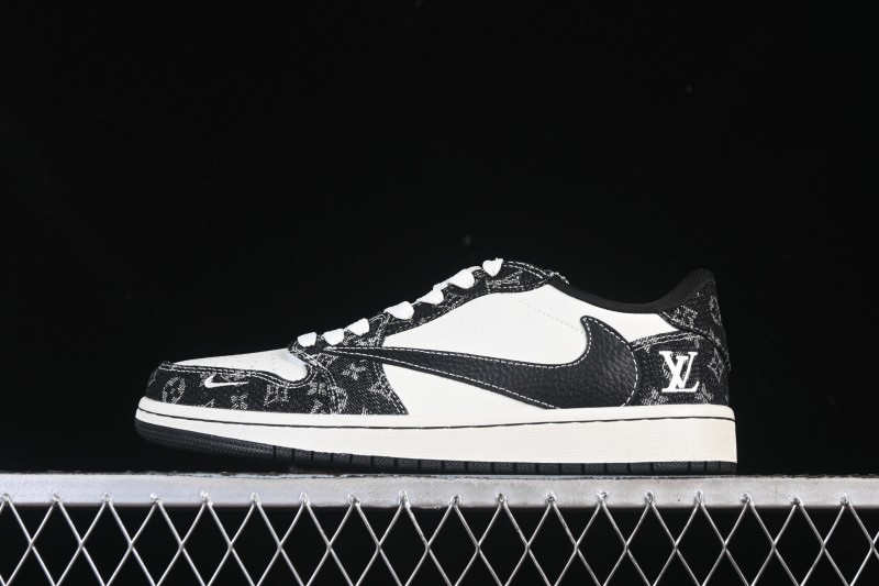 Nike Travis Scott x Fragment Design x Air Jordan 1 Low OG SP AJ1 Low Top Casual Sneakers - SC0601-058