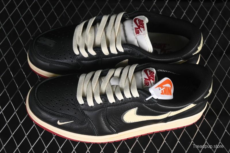 Nike Nigel Sylvester x Air Jordan 1 Low Casual Lifestyle Sneakers - IB8958-001