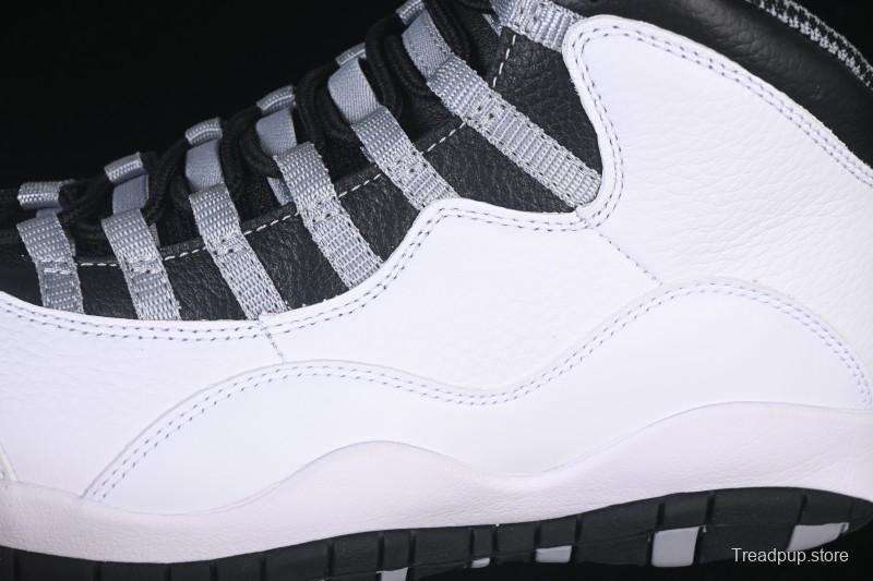 Nike Air Jordan 10 Retro Light Steel Grey Basketball Shoes - HJ6779-104