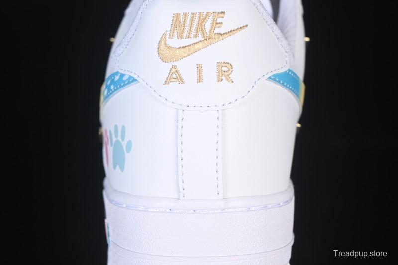 Nike Air Force 1'07 Low Four Hook Rainbow Cake Casual Sneakers - ZH0316-115