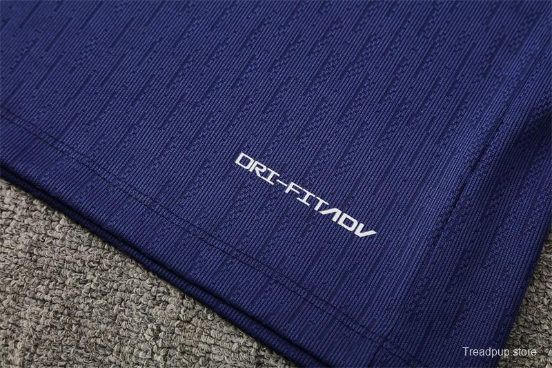 Player Version 25/26 Barcelona Royal Blue T90 Half Zipper Jacket+Long Pants