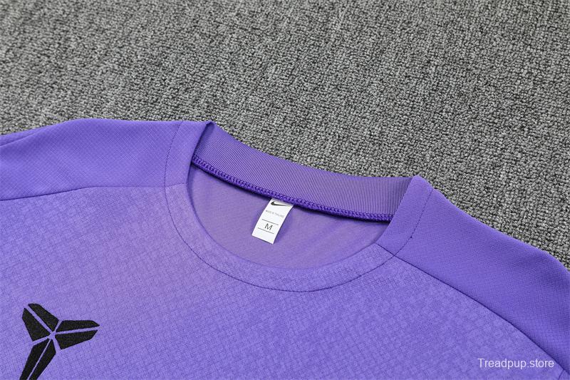 25/26 Barcelona Purple Joint Edition with XS Short Sleeve+Soccer Shorts