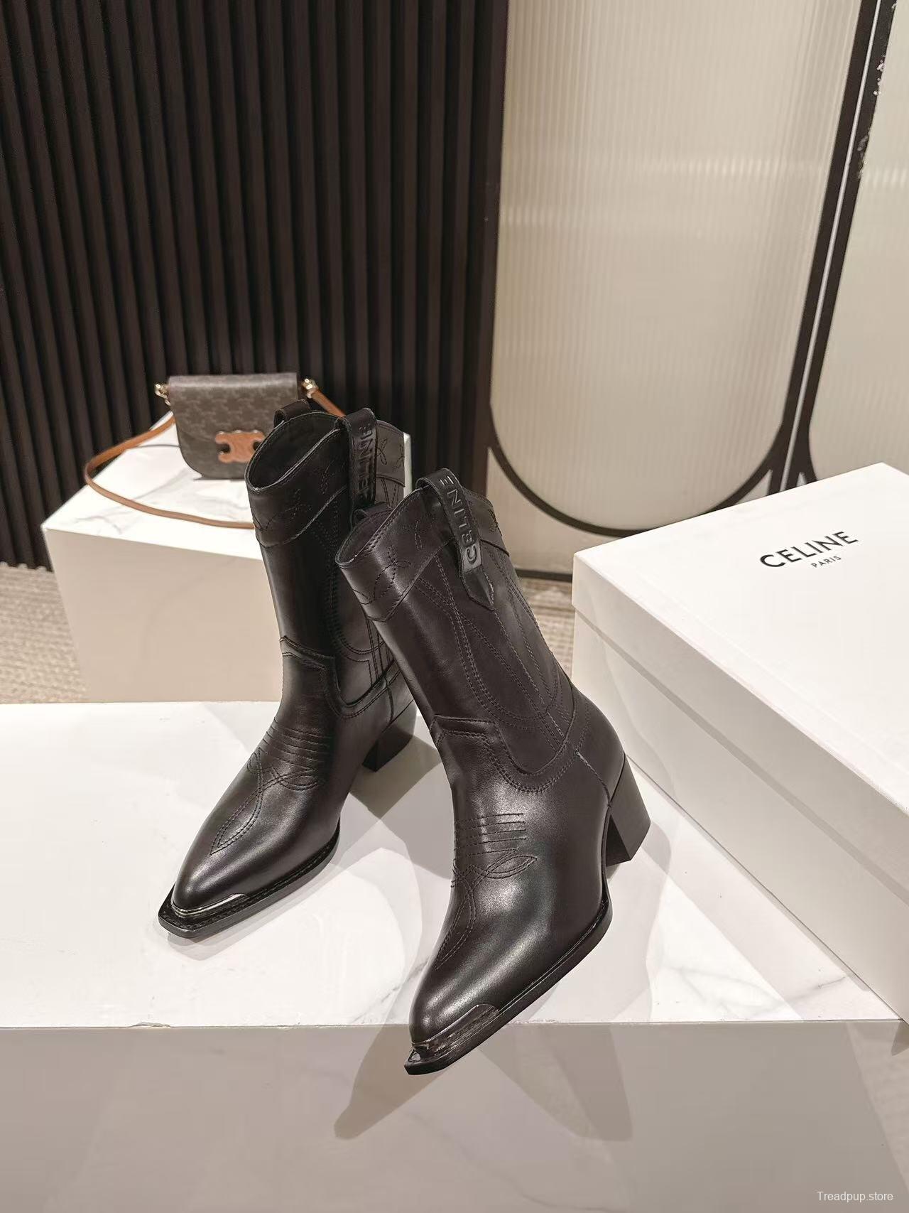 CELINE Fashion Boots 2025 SS Collection with Arch of Triumph Logo - LY00440