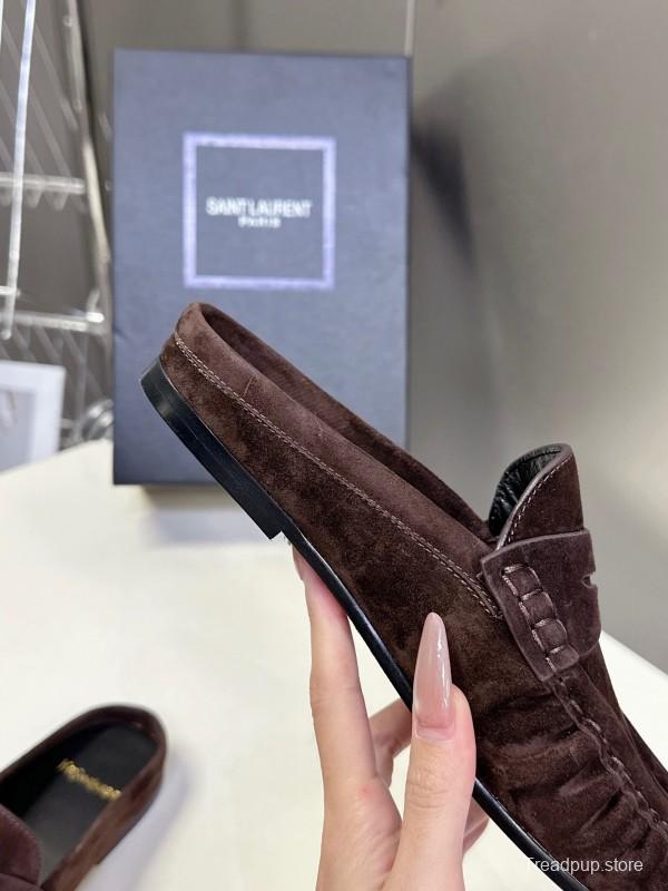 Saint Laurent Classic Loafer Mule Flats - KFY00320