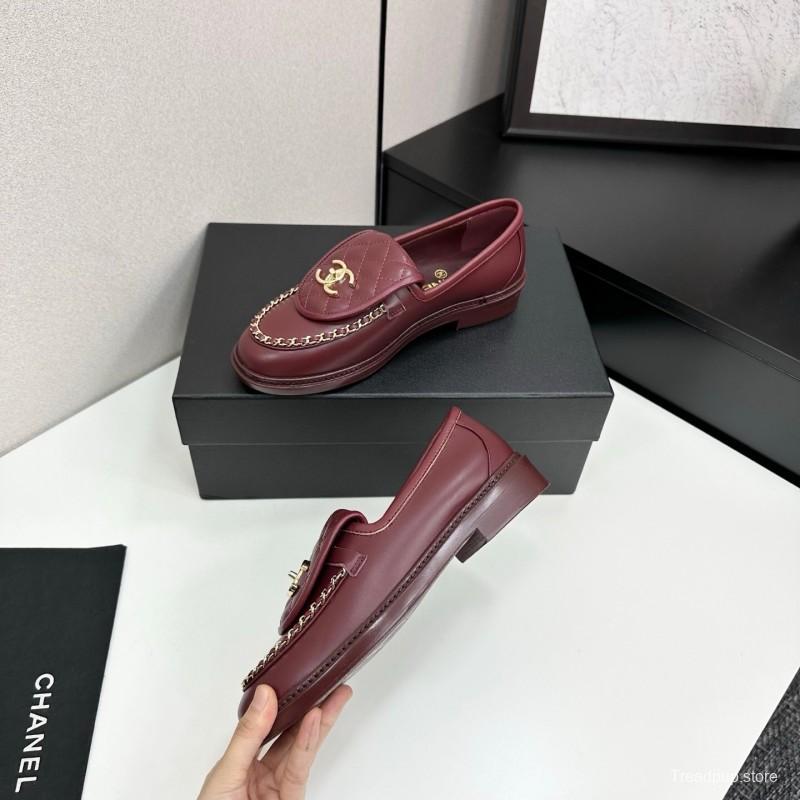 Chanel Classic Flap Chain CC Buckle Loafers - LY00320