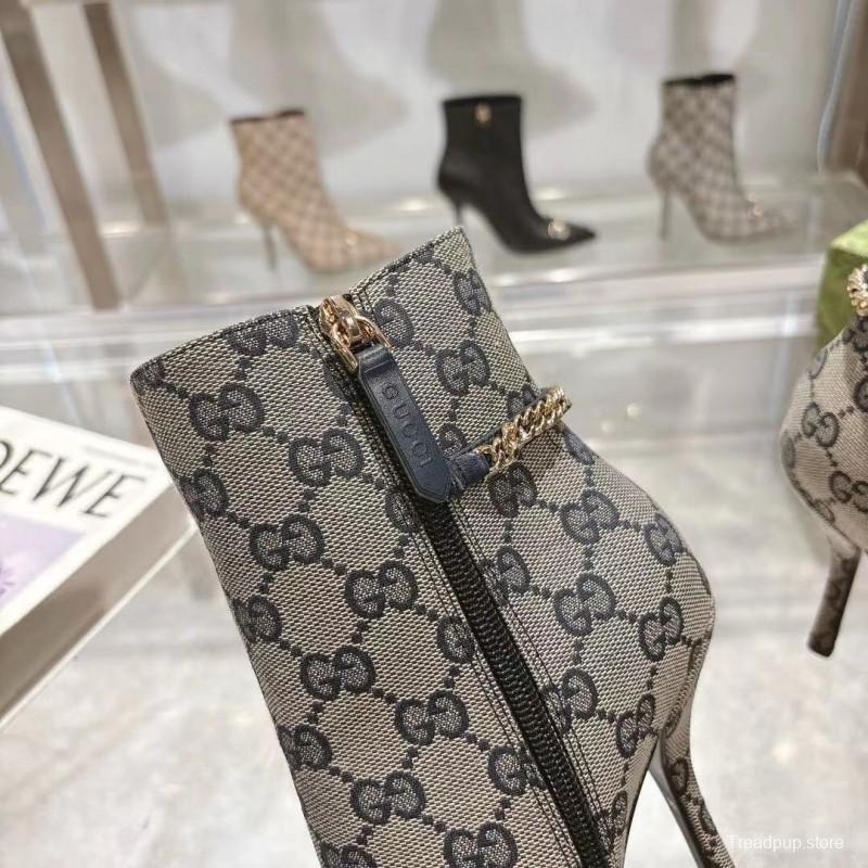 Gucci Classic Women's Shoes with 10.5cm Heel and Original GG Buckle - LY00370