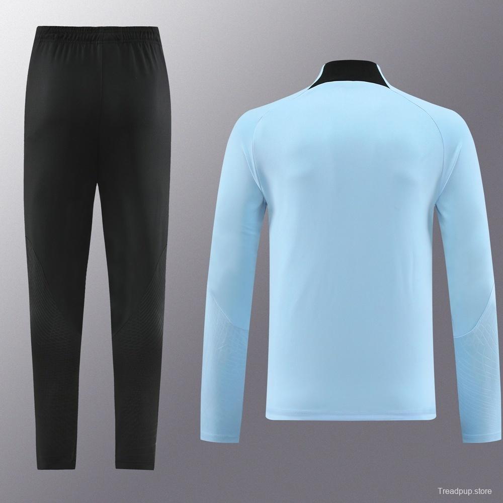 25/26 Inter Milan Sky Blue Half Zipper Jacket+Long Pants