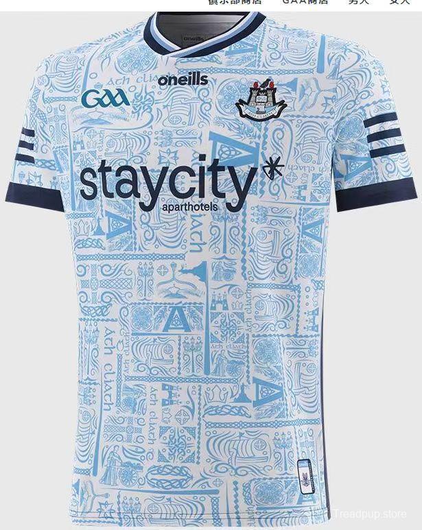 2026 Dublin GAA Sky Blue with Celtic Pattern Jersey