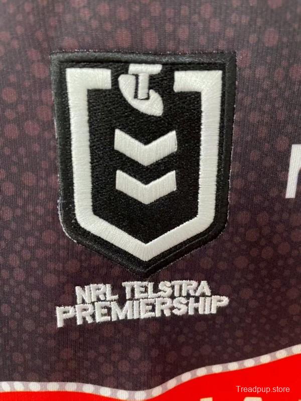 25/26 St George Illawarra Dragons Red with Indigenous Art Jersey