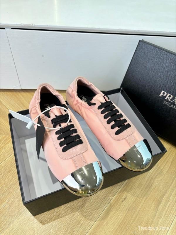 Prada 2025/SS Metal Toe Thin Sole Training Shoes Casual Shoes - LY00280