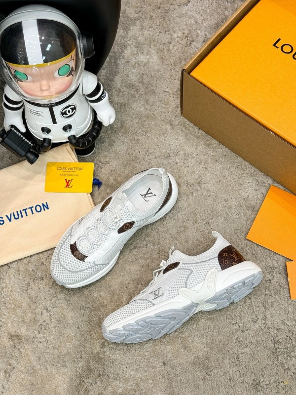 Louis Vuitton Olympia Series Knit Technology Unisex Casual Running Shoes - AS00291