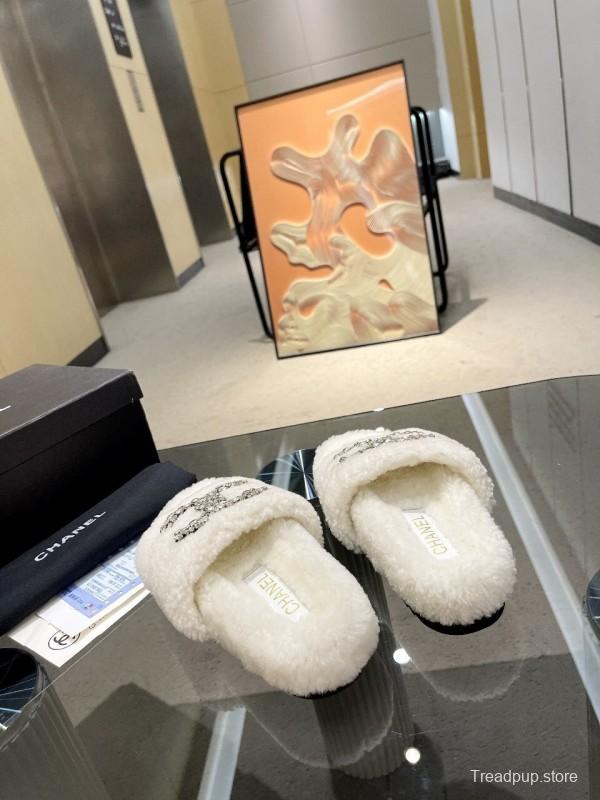 Chanel 2025 SS New Wool Slippers Soft Fine Wool - LY00280