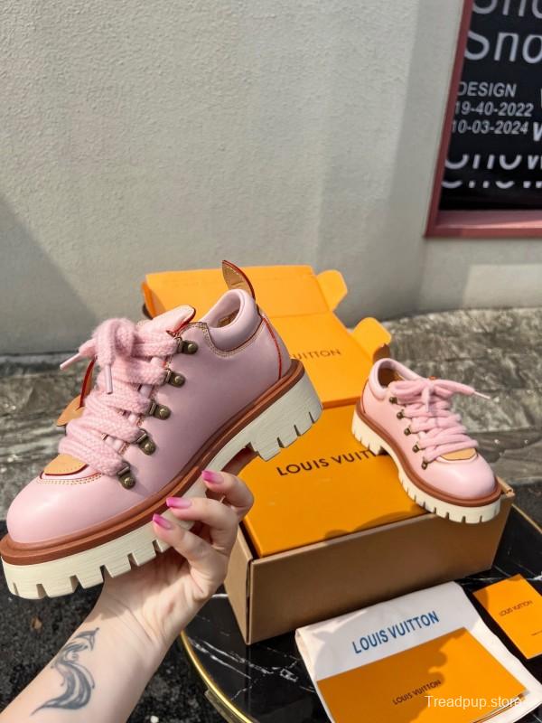 Louis Vuitton REMIX Lace-Up Derby Hiking Shoes - LY00340