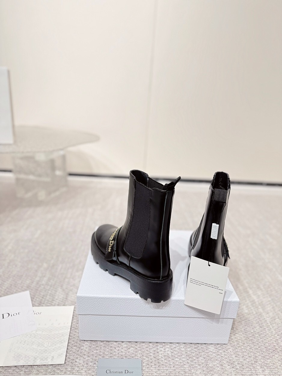 DIOR CHRONO Slip-On Motorcycle Boots - LY00340